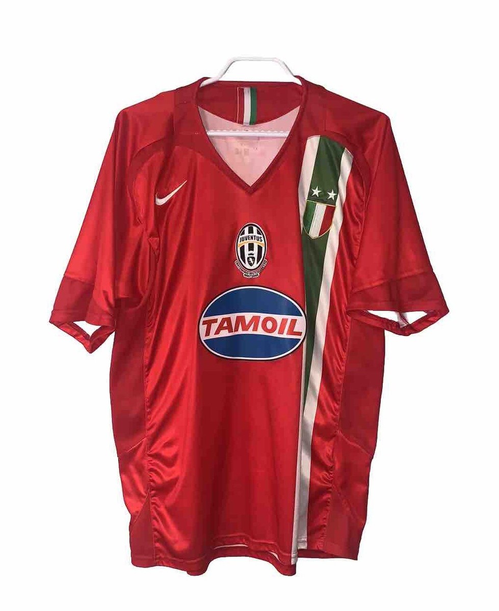 Vtg Nike Total 90 Juventus FC 05/06 Away Centenary Jersey Men's L