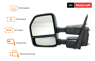 Mirror View Ford F600 SD XL XLT Left LH Heated Glass 2025 OEM