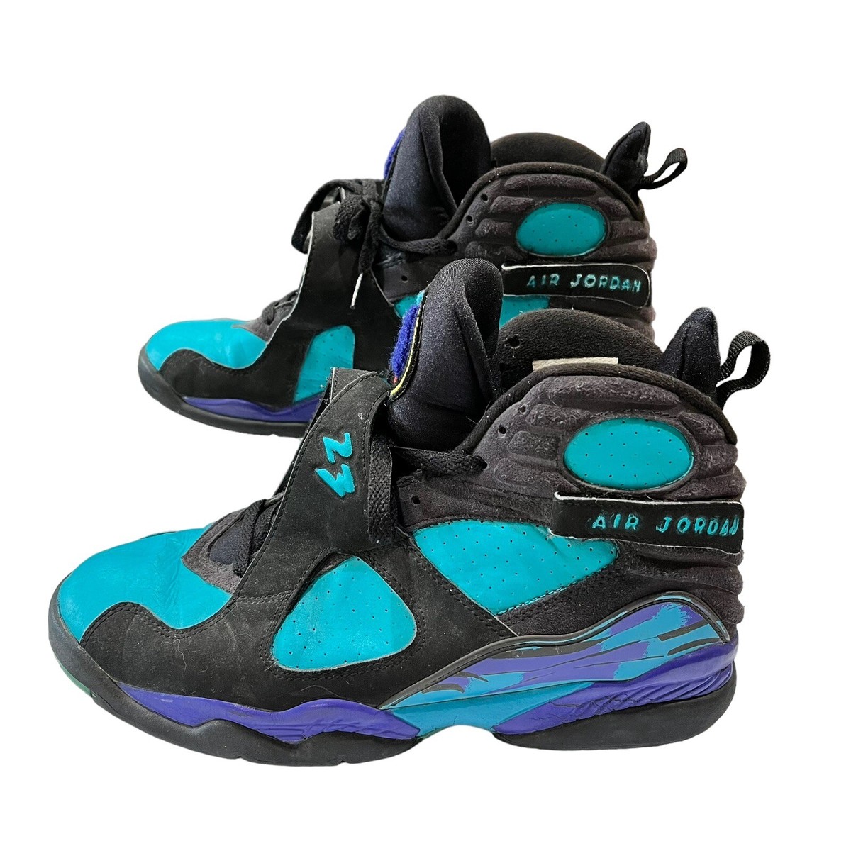 Nike Air Jordan 8 Retro Aqua (2007) 305381-041 Size 10.5 Sneakers