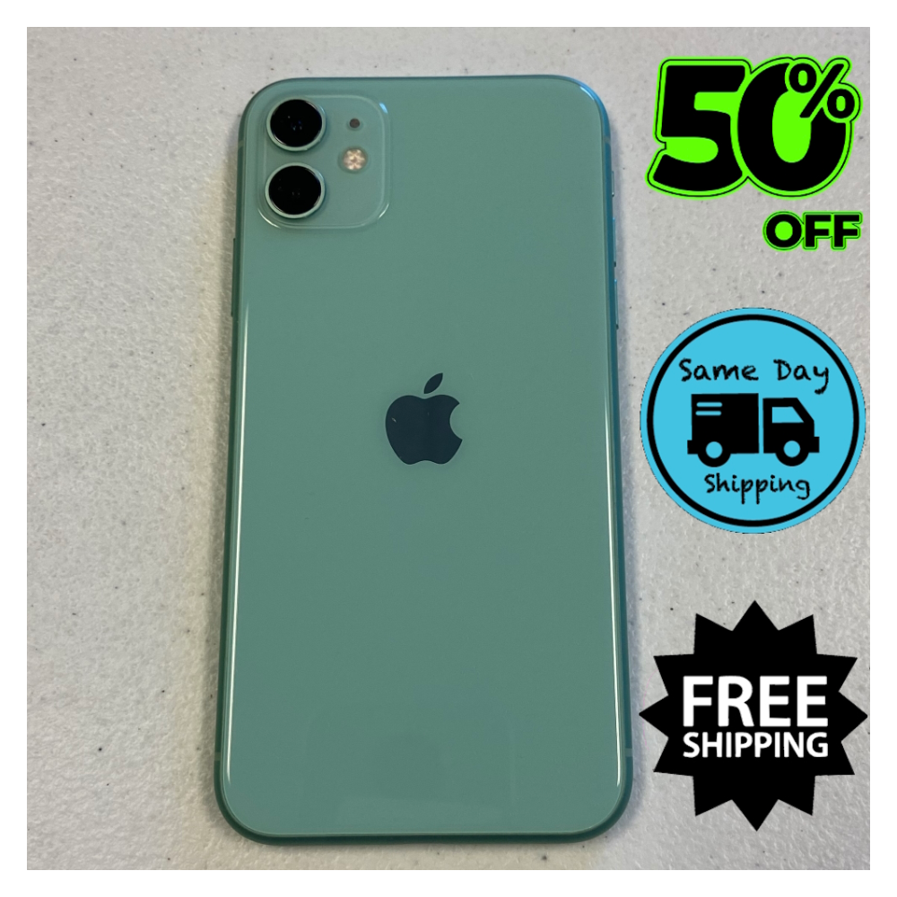 Apple iPhone 11 64GB 128GB 4G Unlocked Verizon T-Mobile Green Red
