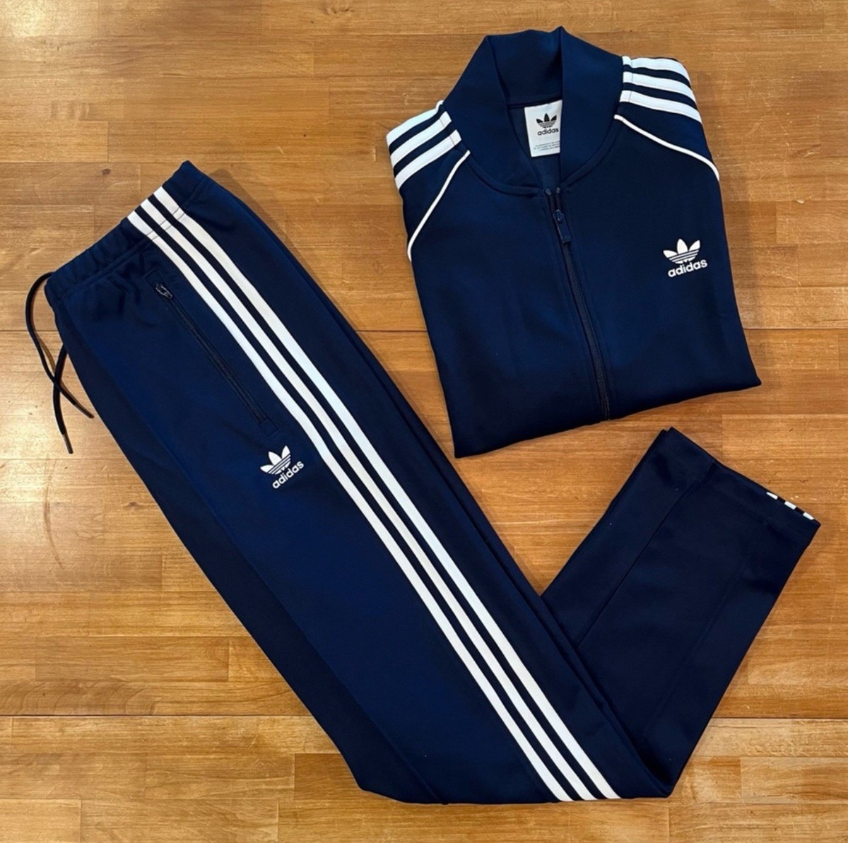 adidas Originals SST Superstar Tracksuit Mens Blue 2 Piece Set