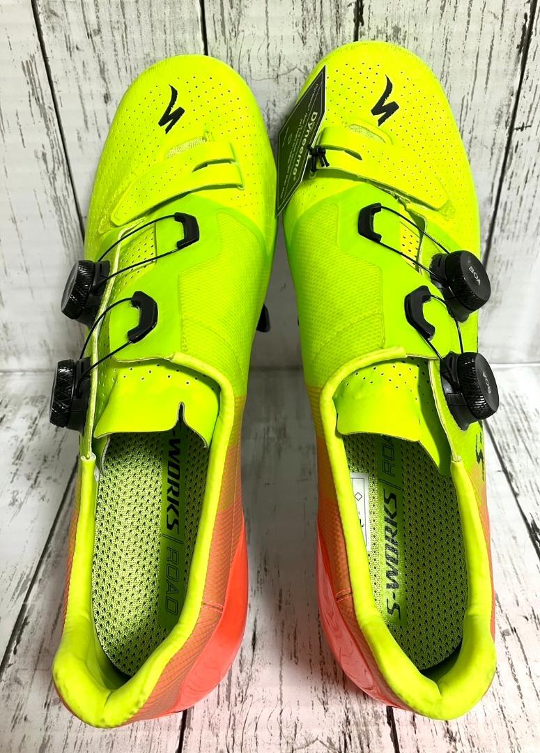 s-works7 シューズ 蛍光イエロー/オレンジ26.5