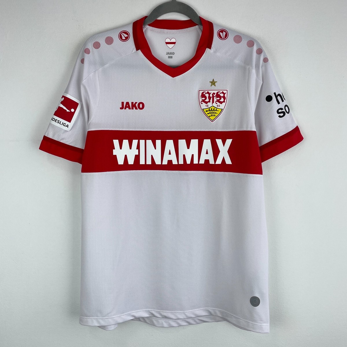 VfB Stuttgart 2024/2025 Jako Home Football Shirt Soccer Jersey Men