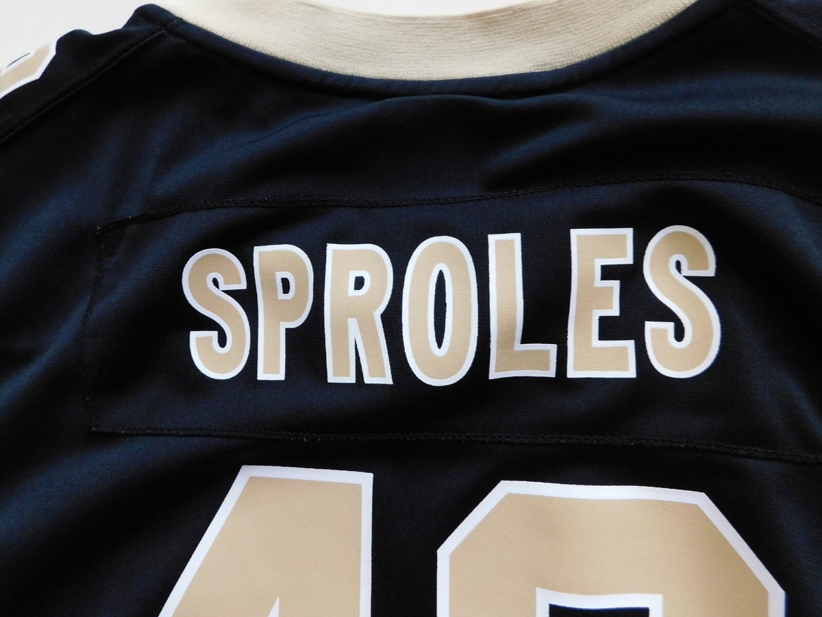 Nike On Field NFL New Orleans Saints Darren Sproles 43 Jersey size
