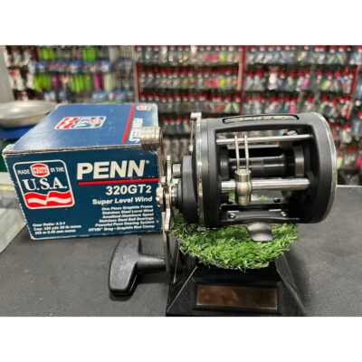 Penn 320 GT2 4.3:1 Trolling Super Levelwind Fishing Reel right