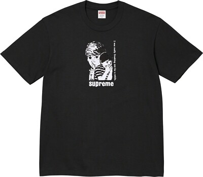 Supreme Trippin' / Freaking Out Tee, Black size L BRAND NEW DSWT