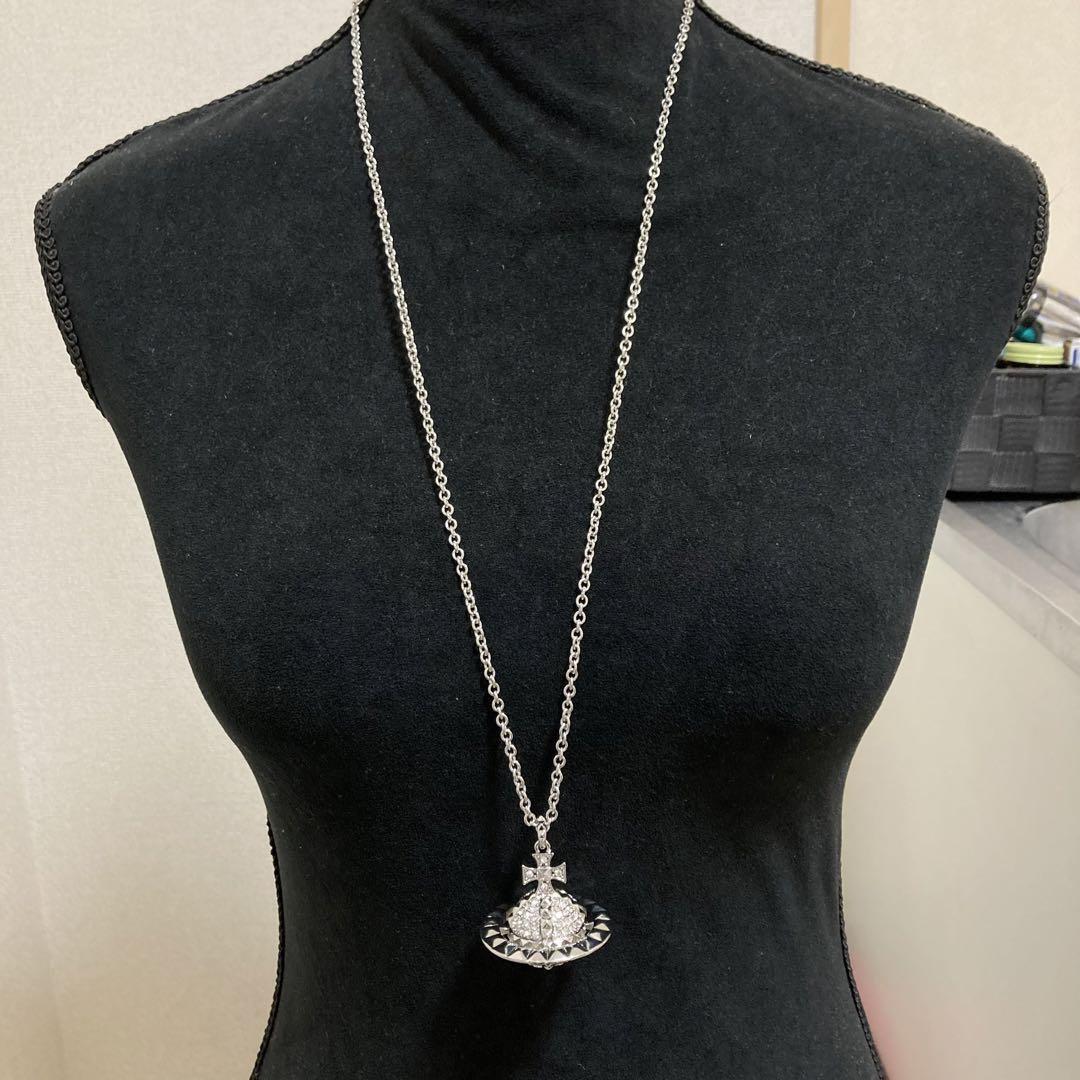 Vivienne Westwood Necklace Mayfair silver C:80cm T:4.2cm w