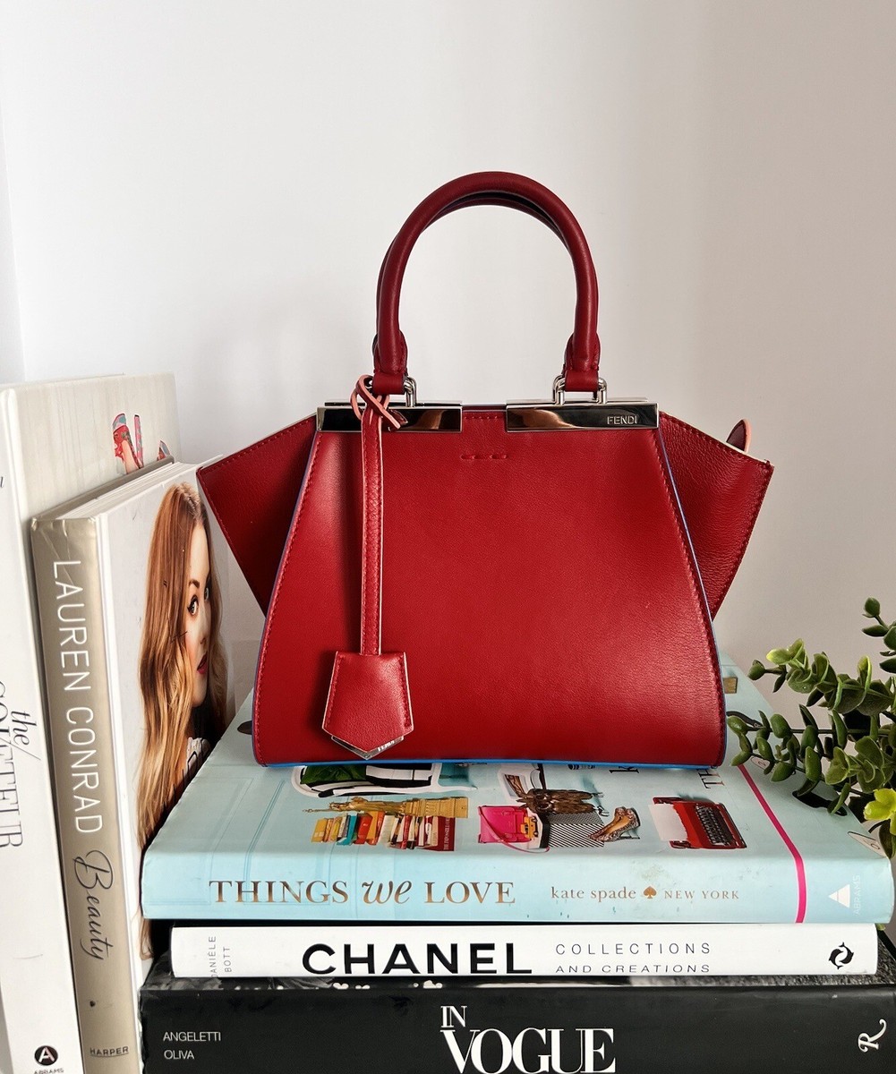 Fendi Dark Red Mini 3Jours | eBay