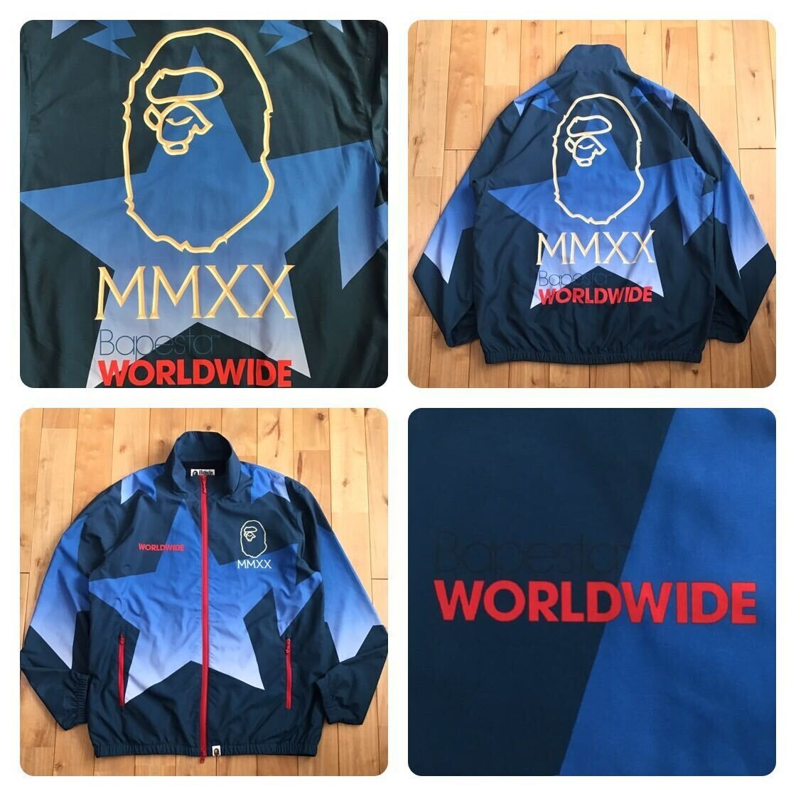 BAPE STA Track Top Jacket a bathing ape star Size L | eBay