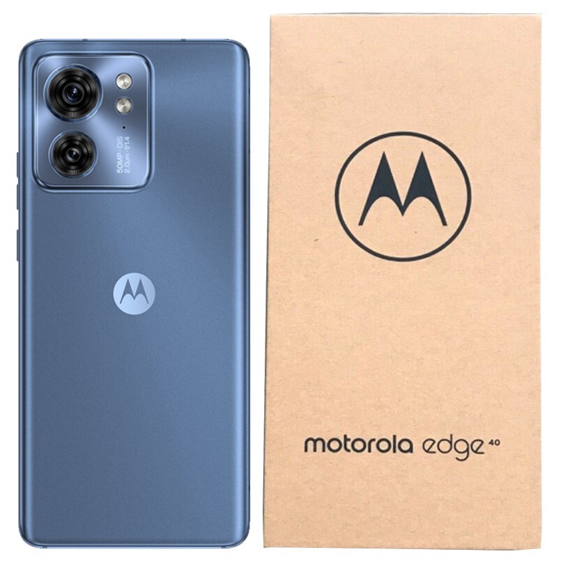 Motorola Edge 40 5G (Lunar Blue) 256GB + 8GB RAM Android Unlocked