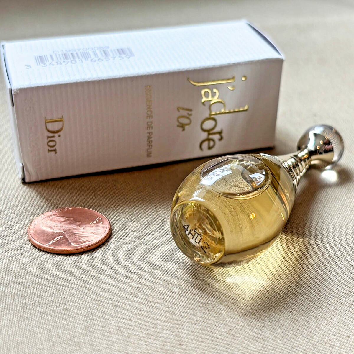 Dior J'adore L'Or Essence de Parfum Mini Travel Size Splash 0.12oz