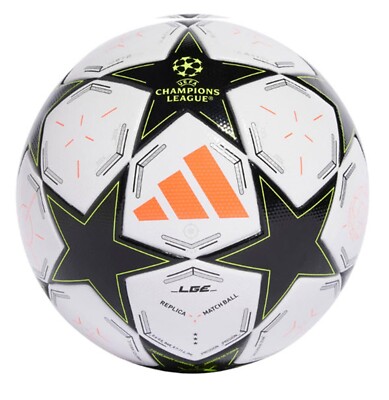 Adidas Unisex UCL Champions League Ball White Black Football