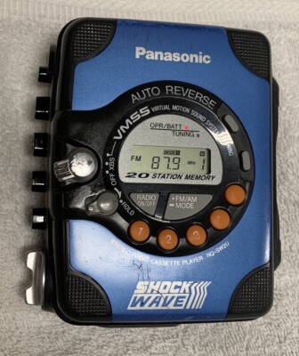 PANASONIC RQ-SW20 Shockwave Cassette Player AM/FM *Only Radio