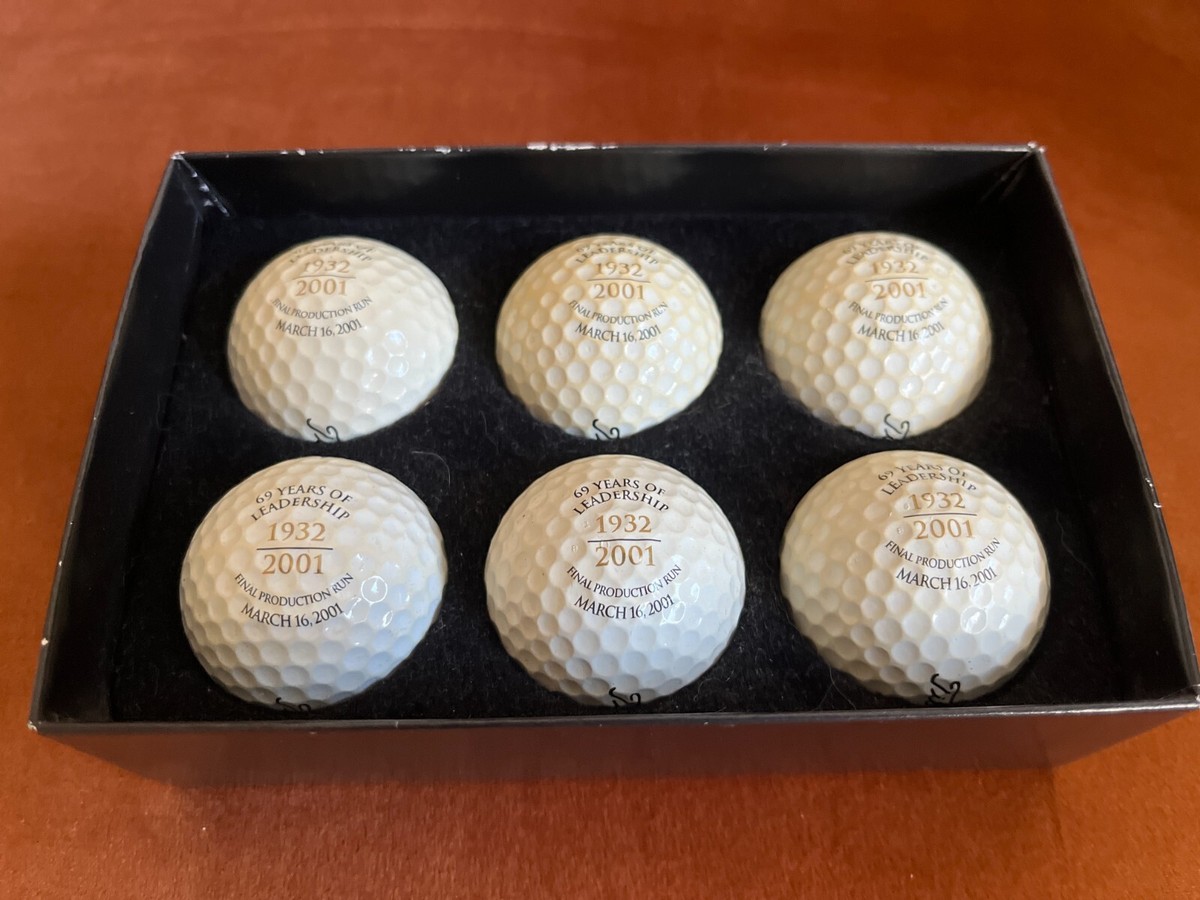 2001 Box of Titleist Final Production Balata Golf Balls (RARE