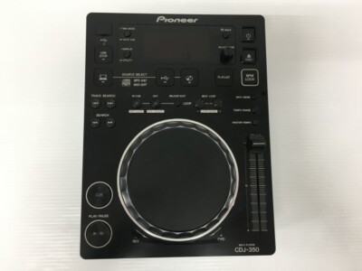 Pioneer DJ CDJ-350 Black CD/Digital Media Player DJ Player Multi