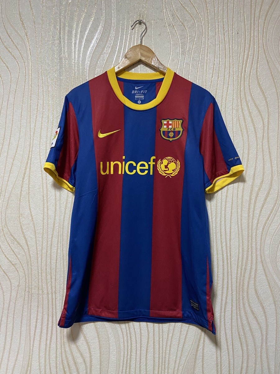 BARCELONA 2010 2011 HOME FOOTBALL SHIRT SOCCER JERSEY NIKE 382354