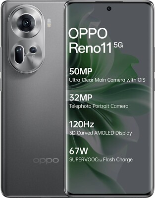 OPPO Reno 11 5G ( Grey 256 GB 8GB RAM)6.7