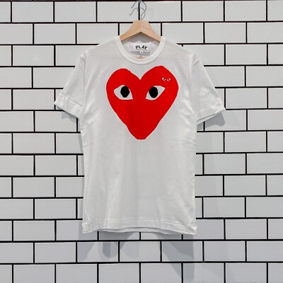 COMME DES GARCONS CDG PLAY HEART TEE AZ-T026-051-1 | eBay