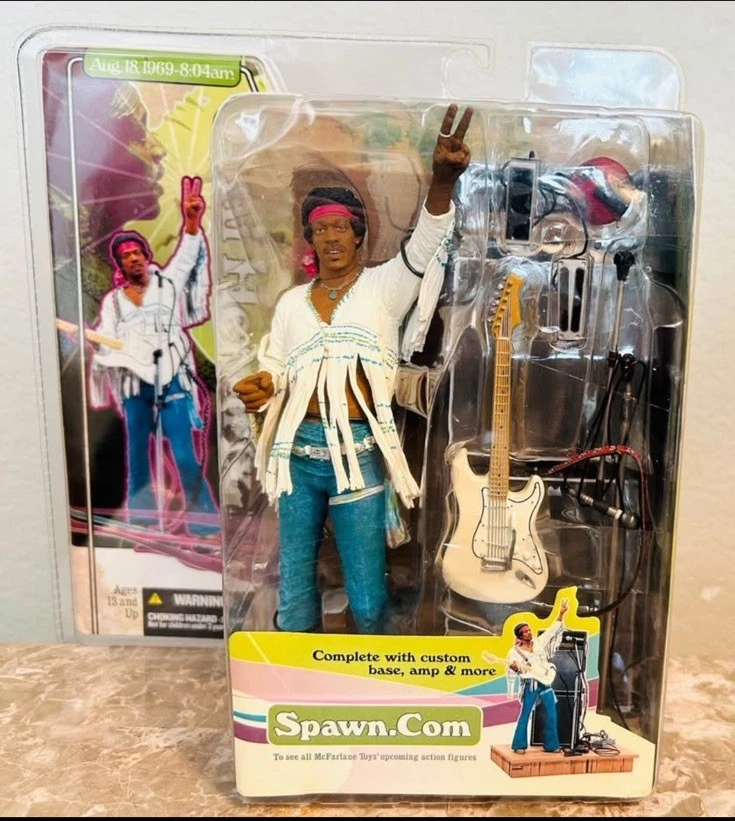 McFarlane Toys Jimi Hendrix Music 1969 Year Manufactured Action
