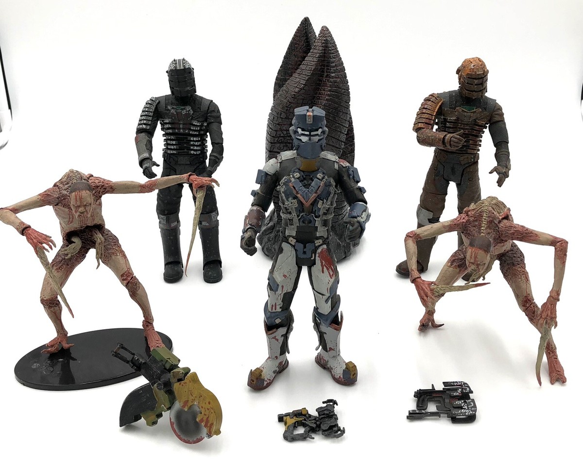 NECA Dead Space 2 Isaac Clarke Bloody Ripper, Necromorph, SDCC and
