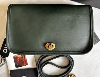 COACH VINTAGE GREEN POCKET PURSE 9755 EUC | eBay