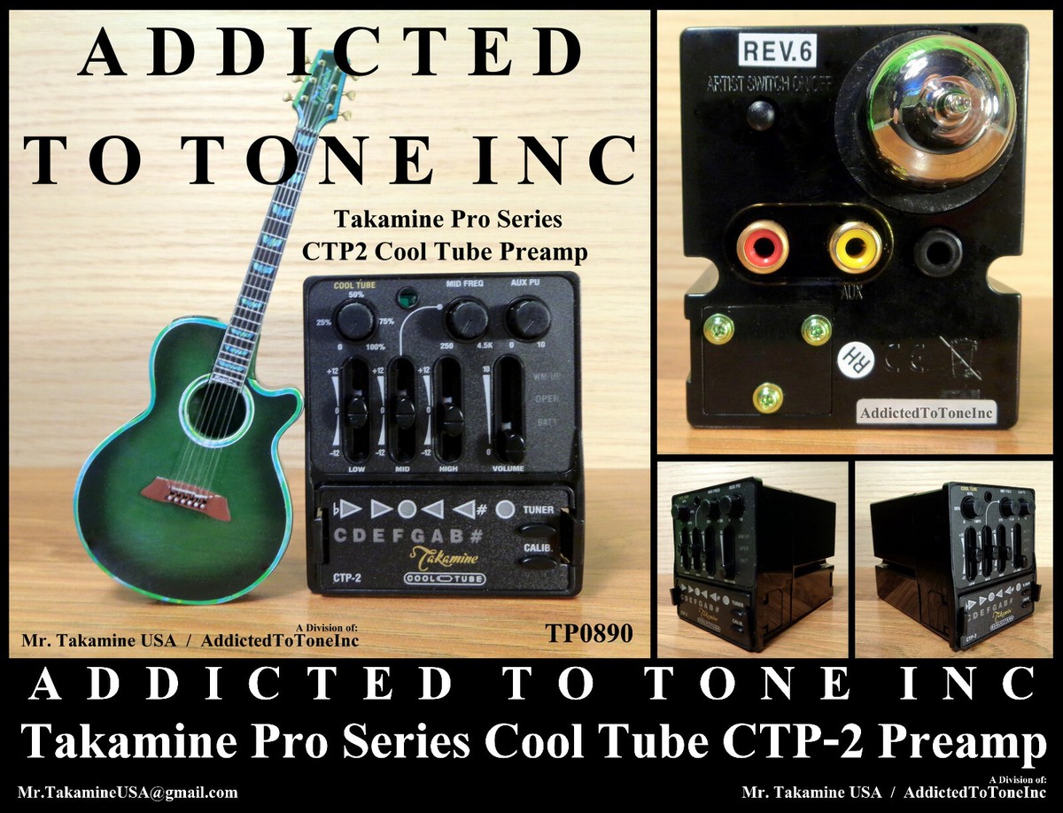 Takamine CTP 2 Cool Tube PreAmp NOS with How To Use Tutorial