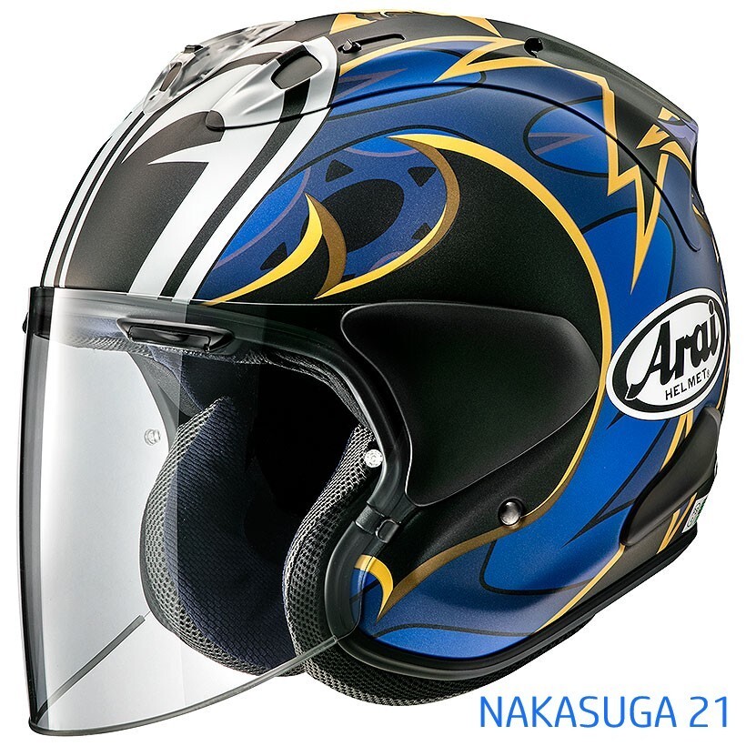 Arai VZ-RAM NAKASUGA 21 Open Face Helmet | Size L | Japan | Arai