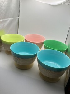 Raffiaware Thermo Temp アンティーク デザートカップ ×4 Raffiaware