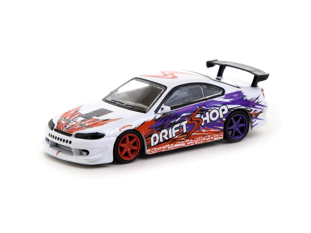 Tarmac Works 1:64 VERTEX Nissan Silvia S15 DriftShop - Driftshop