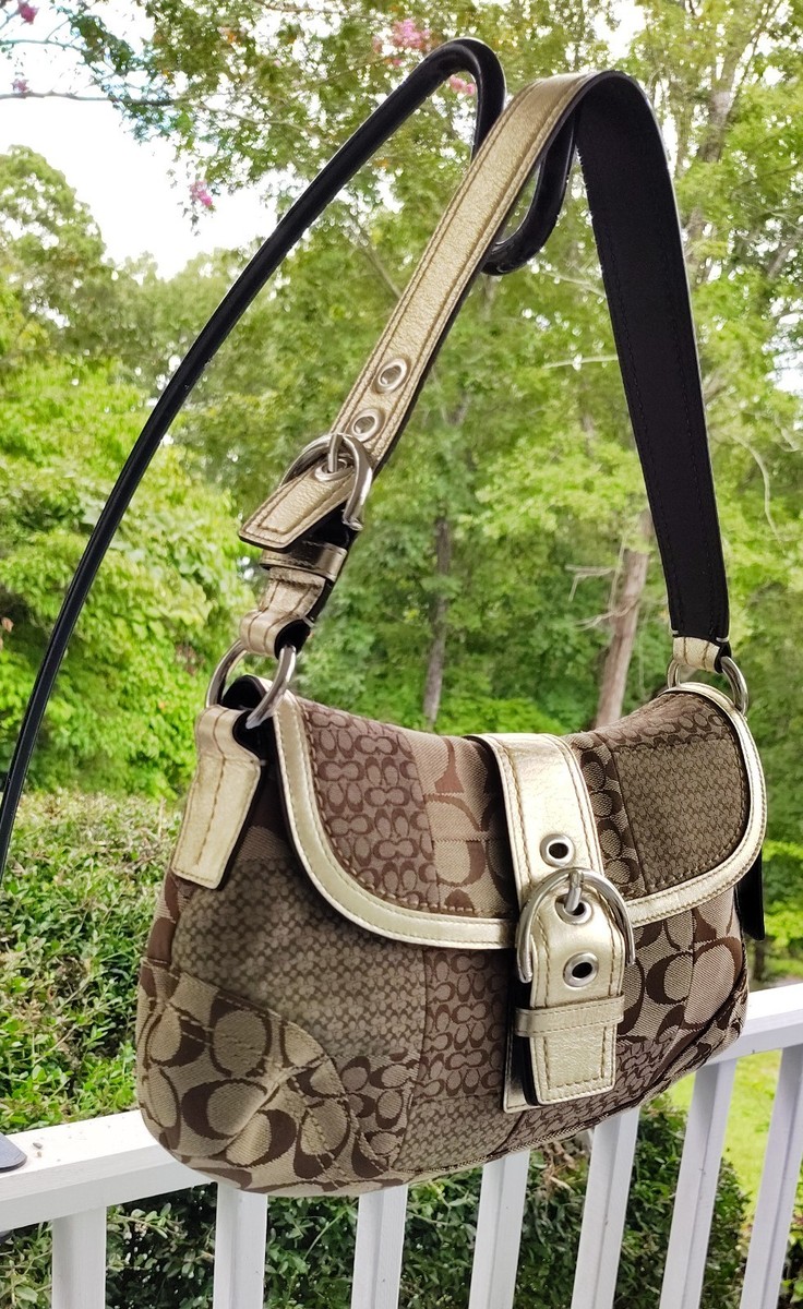 バッグ Coach Soho Suede Patchwork Python Bag Coach Soho Suede