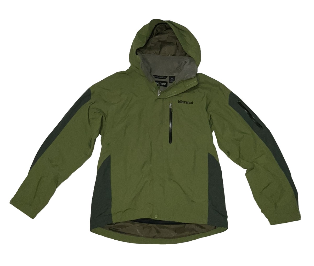 Marmot Men's Tamarack Membrain Waterproof Hooded Rain Shell Jacket