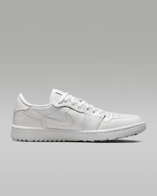 Nike Air Jordan 1 Low Golf White Crocodile Men's Shoes DD9315-110