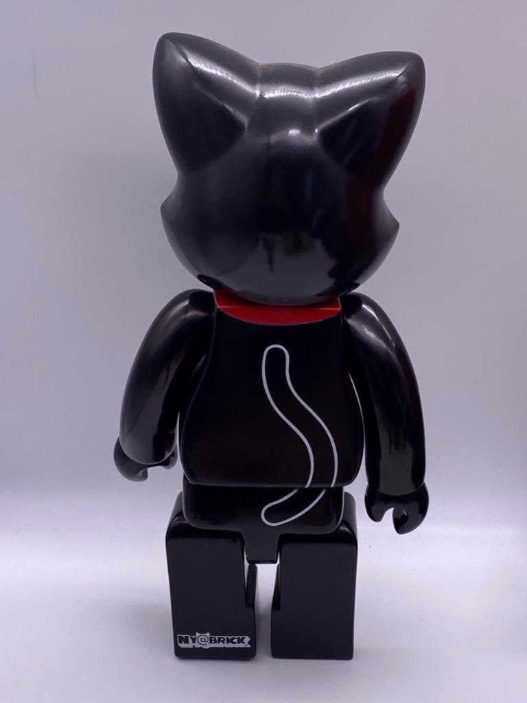 BE@RBRICK NY@BRICK 400% LUCKY CAT BLACK 1 PIECE-USED | eBay