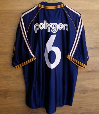 REAL MADRID SPAIN 1998/1999 THIRD FOOTBALL SHIRT JERSEY ADIDAS #6