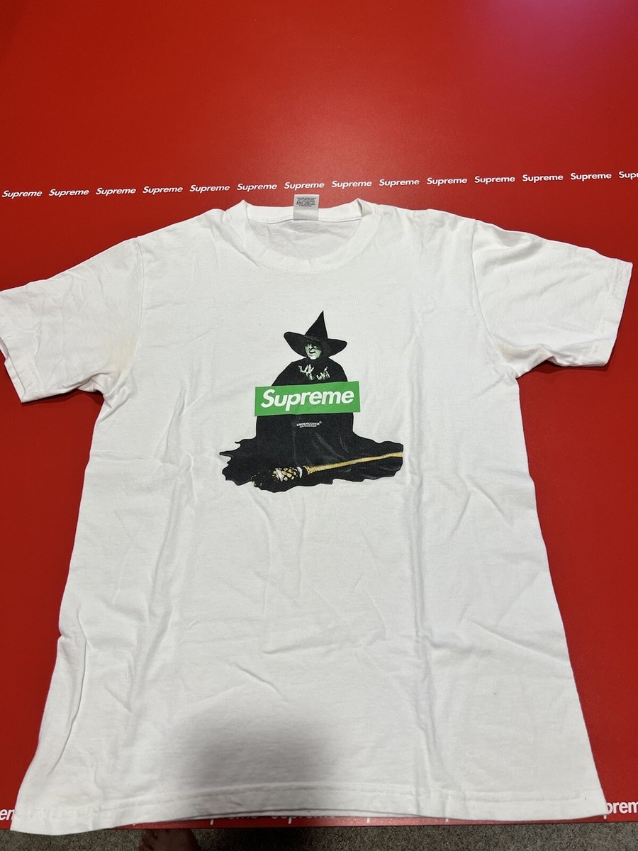 SUPREME X UNDERCOVER WITCH BOX LOGO T-SHIRT SIZE MEDIUM WHITE SS15