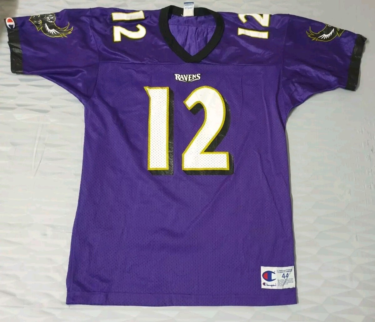 Baltimore Ravens Football-NFL Vinny Testaverde #12 Champion Jersey