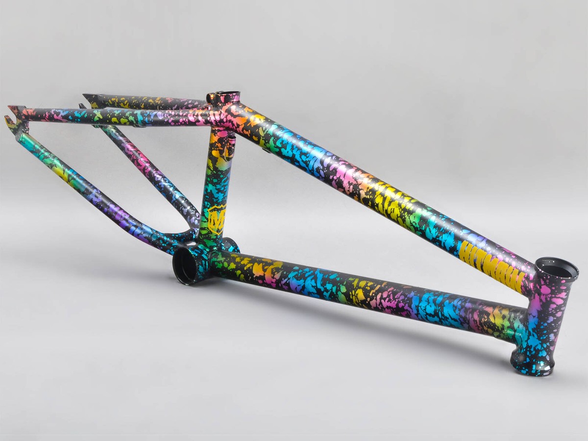 Mafia Hitmain BMX Frame & Fork Set - Splatter Fuel - 20.4