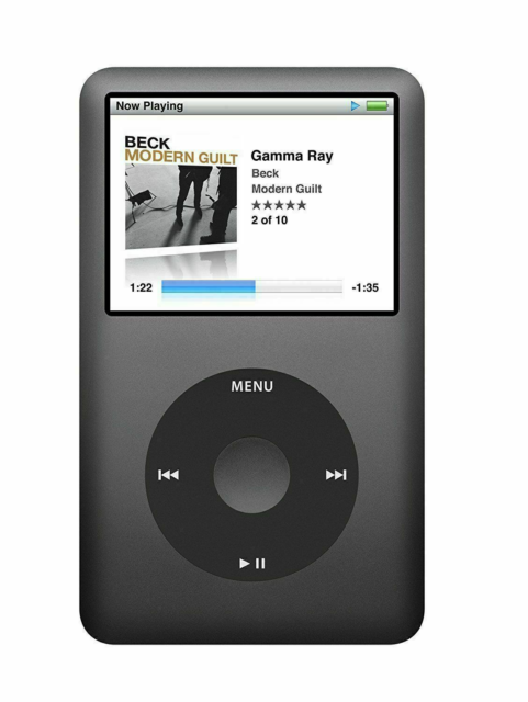Apple 7th Generation 160GB USB MP3 Player - Black (MC297LL/A) for