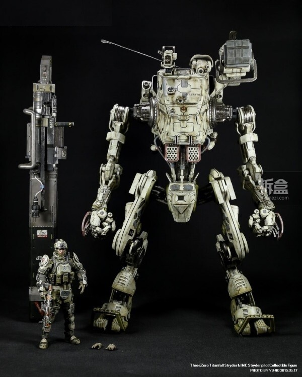 ThreeZero 3A Titanfall Stryder Action Figure Collectibles 1/12