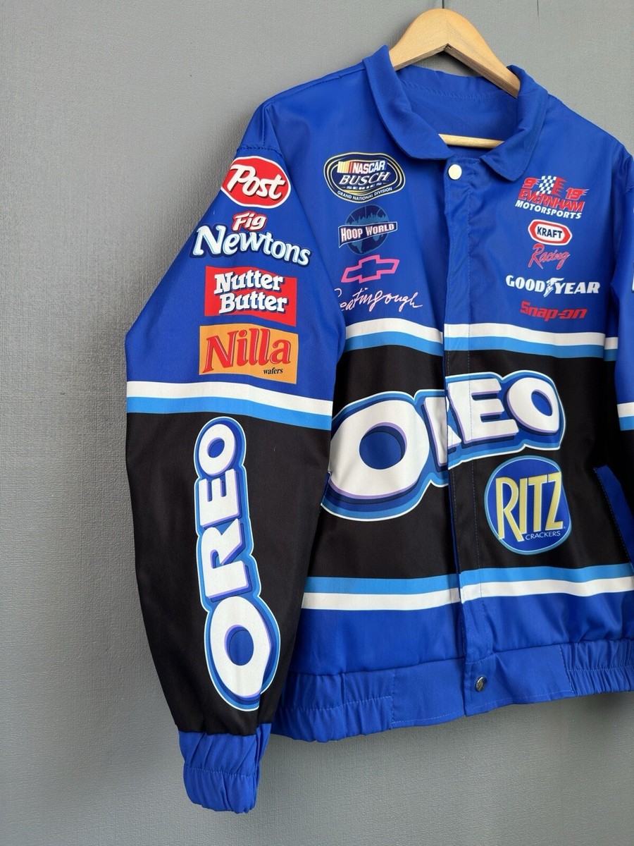 Vintage 90s NASCAR Oreo Chevrolet Racing Y2K Hype Jacket | eBay