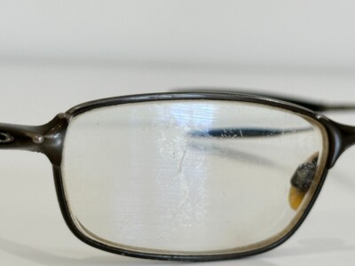 Oakley Chop Top 4.0 Rectangle Olive Chrome Eyeglasses Optical