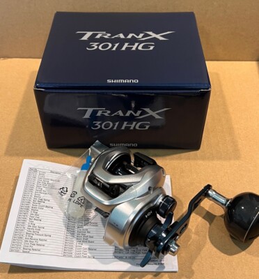 NEW SHIMANO TRANX 301HGA 301 HG Left Hand Casting Reel *U.S SELLER