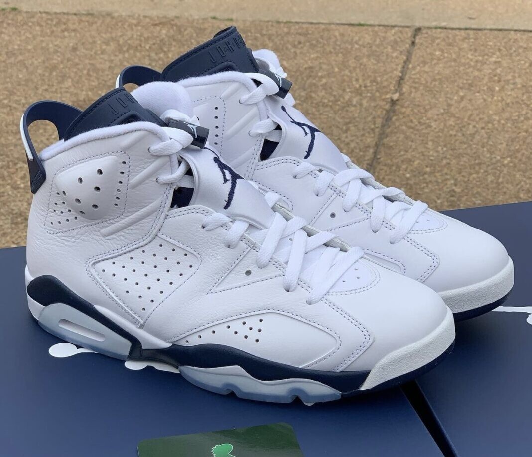Jordan 6 Retro White/Midnight Navy NEW size 10.5 195243736660| eBay