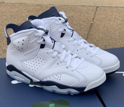 Jordan 6 Retro White/Midnight Navy NEW size 10.5 195243736660| eBay