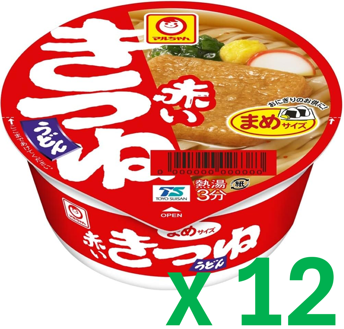 Maruchan Akai Kitsune Udon ( Red Fox ) 12 pieces from Japan