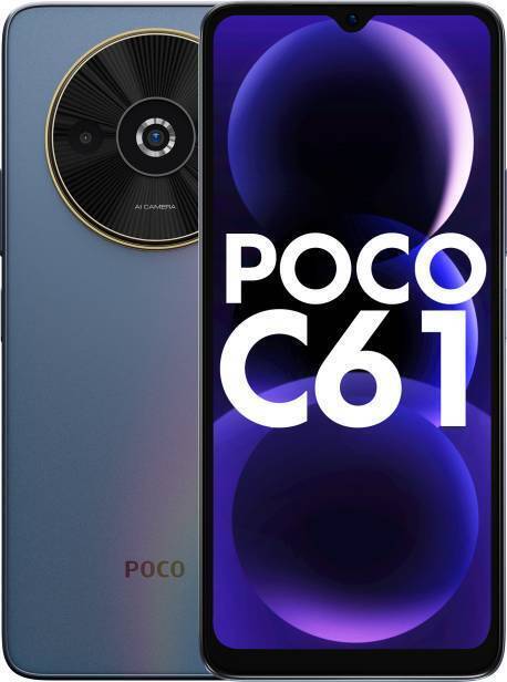 POCO C61 Factory Unlocked Dual SIM 4GB RAM 64GB ROM-MTK Helio G36