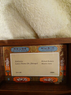 Reuge Sainte Croix Music Box - CH 2/36 Switzerland | eBay