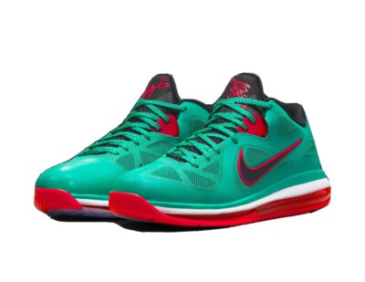 Nike Lebron 9 Low Reverse Liverpool FC Green Size 11M and 12.5W