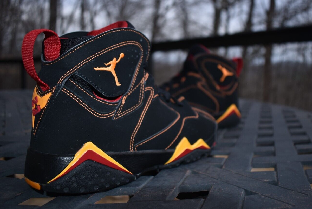 Nike Air Jordan 7 Retro GS 'Citrus' 2006 304774-081 Youth Size 4.5