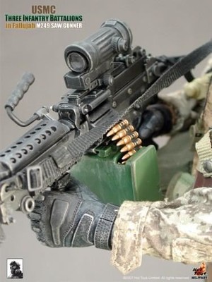 1/6 scale USMC Three Infantry Battalion - M249 SAW Gunner - MINT
